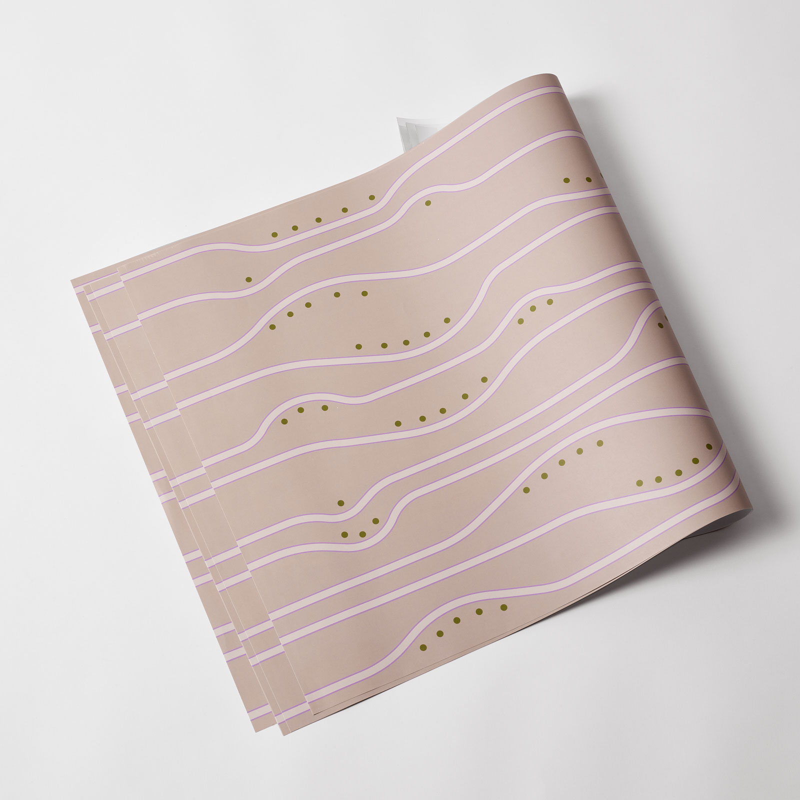Neutral wrapping paper set