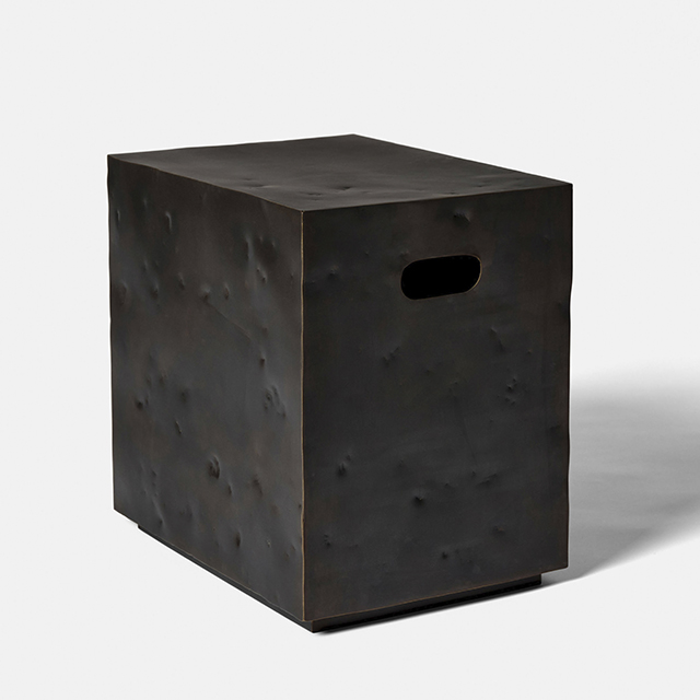 blackened brass apple box - ashley botten design